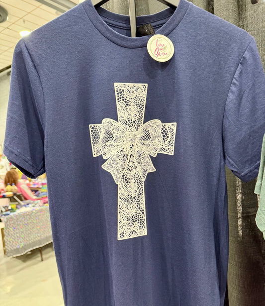 Lace Cross Shirt