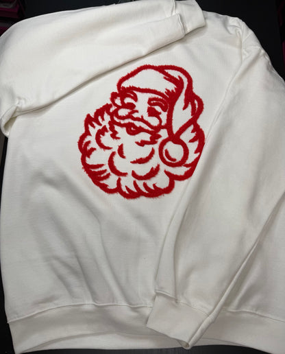 Fluffy Red Santa Shirt/Crewneck