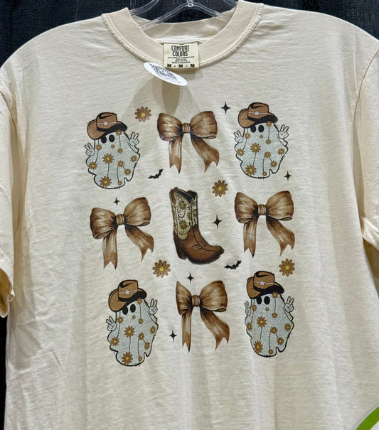 Western Ghost Coquette Shirt ~Glitter~