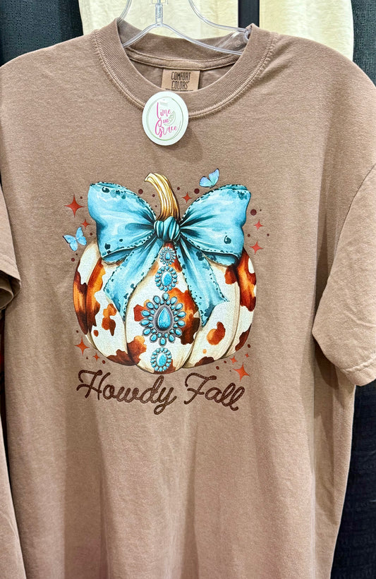 Howdy Fall Shirt ~Glitter~
