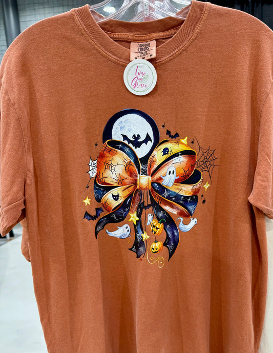 Halloween Bow Shirt ~Glitter~