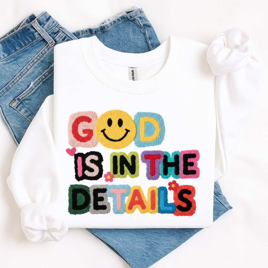 Y2K God is in the Details Shirt/Crewneck