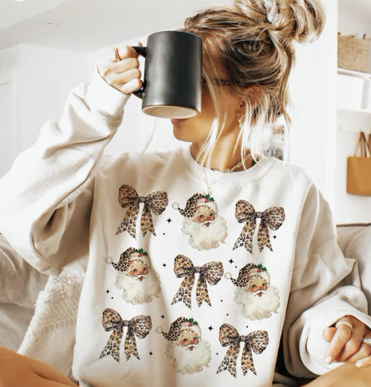 Leopard Santa Coquette Shirt
