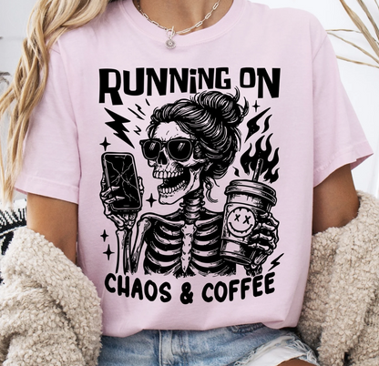 Running on Chaos and Coffee Shirt