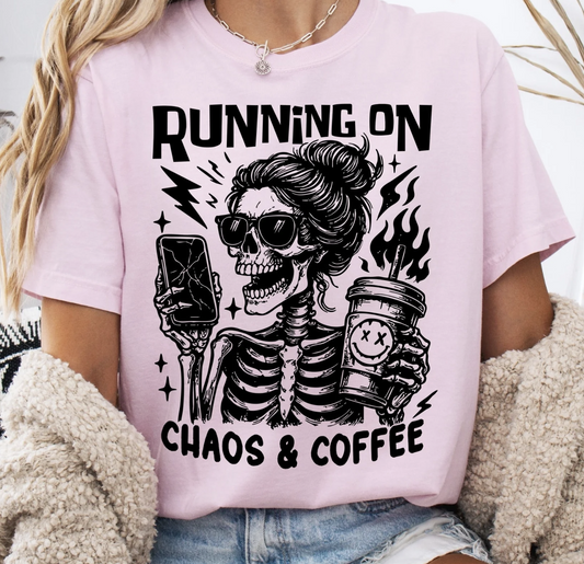 Running on Chaos and Coffee Shirt
