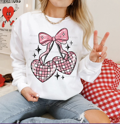 Heart Disco Cherries Shirt/Crewneck ~Glitter~