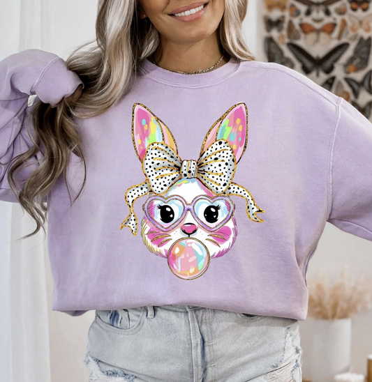 Bubble Gum Bunny Shirt/Crewneck ~Glitter~