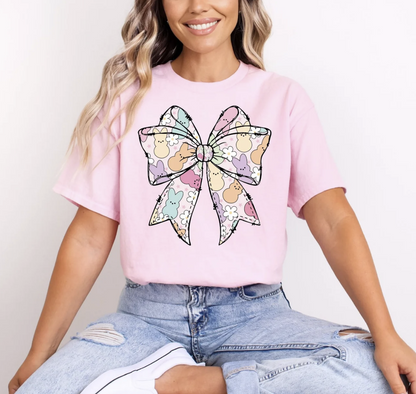 Easter Peep Bow Shirt/Crewneck ~Glitter~