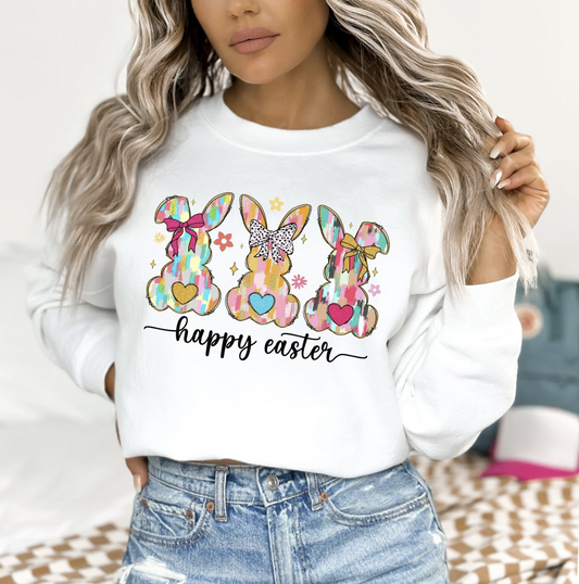 Easter Painted Bunnies Shirt/Crewneck ~Glitter~