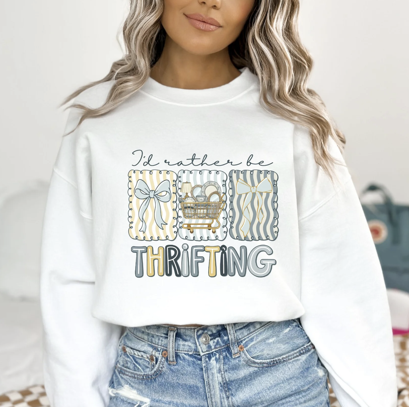 Floral Sassy Shirt/Crewneck ~Glitter~