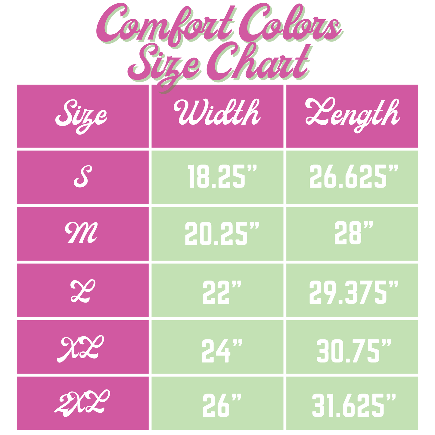 Build Your Own Shirt - Comfort Colors