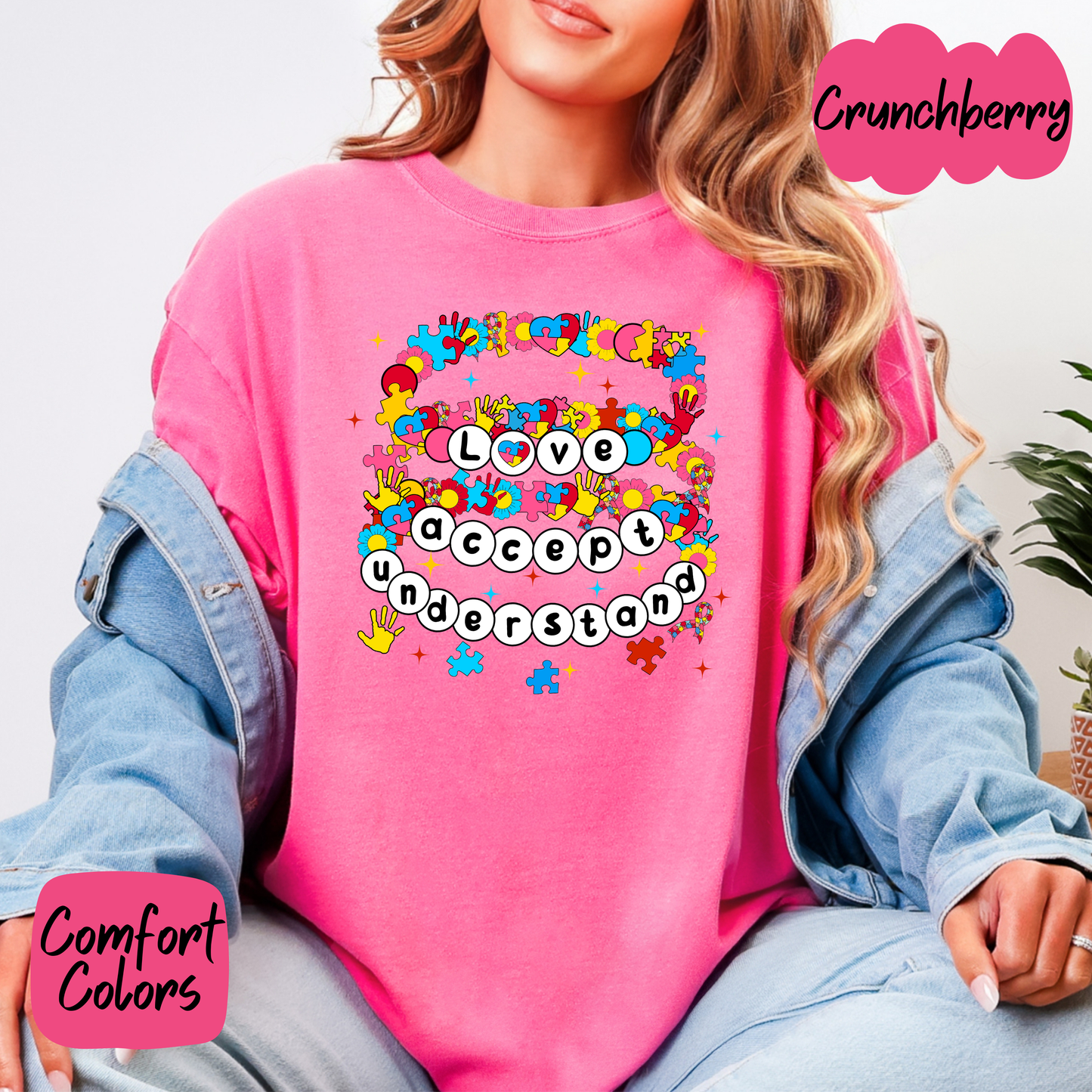 Autism Friendship Bracelets Comfort Colors T-Shirt