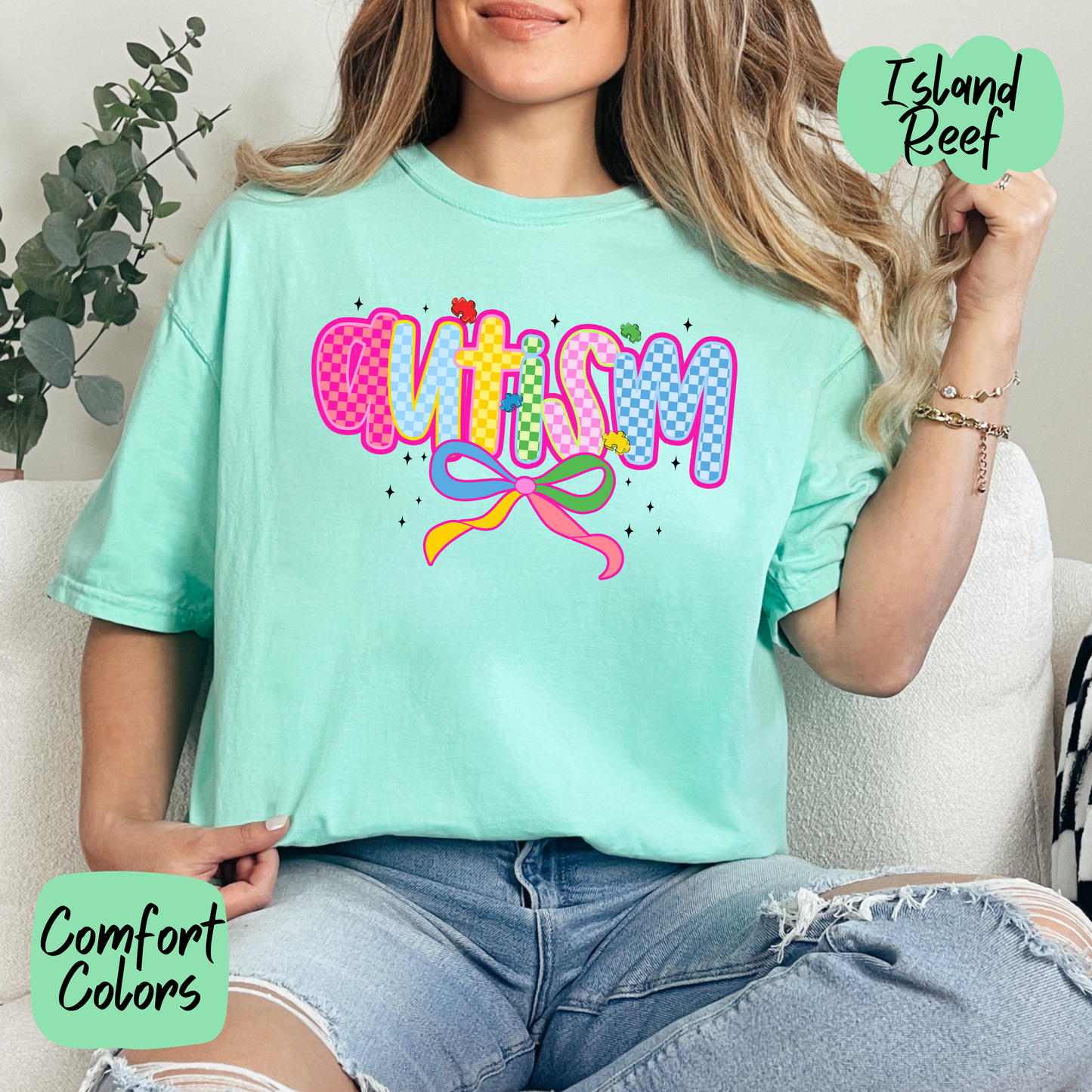 Bright Fun Autism Comfort Colors T-Shirt