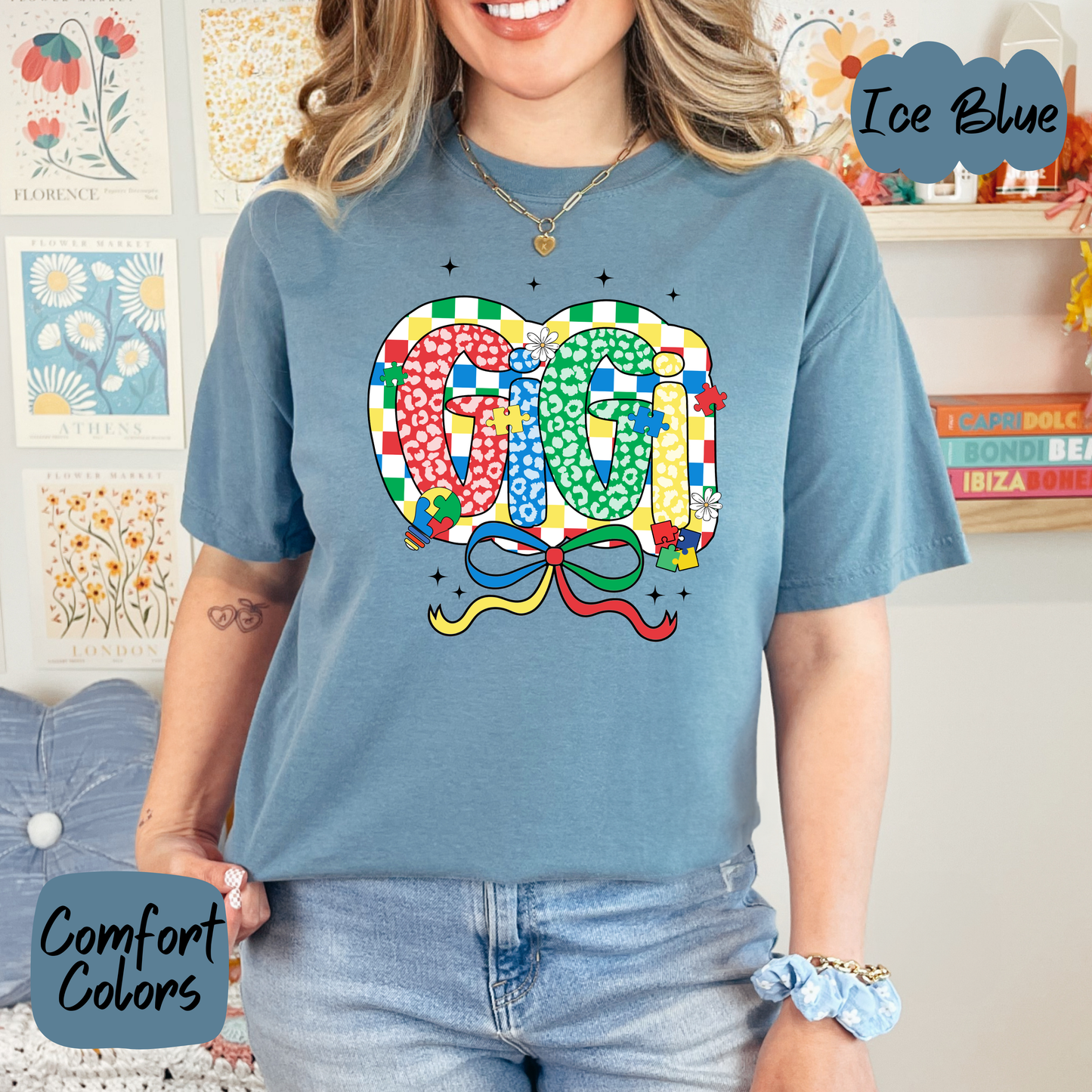 Autism Gigi Comfort Colors T-Shirt