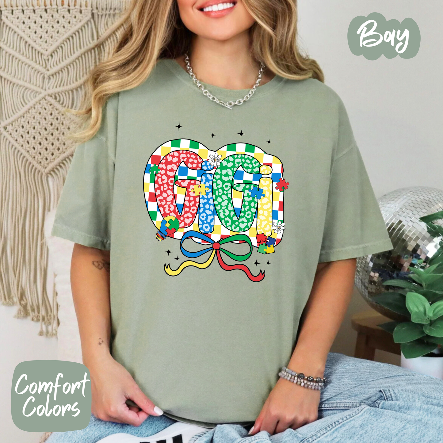 Autism Gigi Comfort Colors T-Shirt