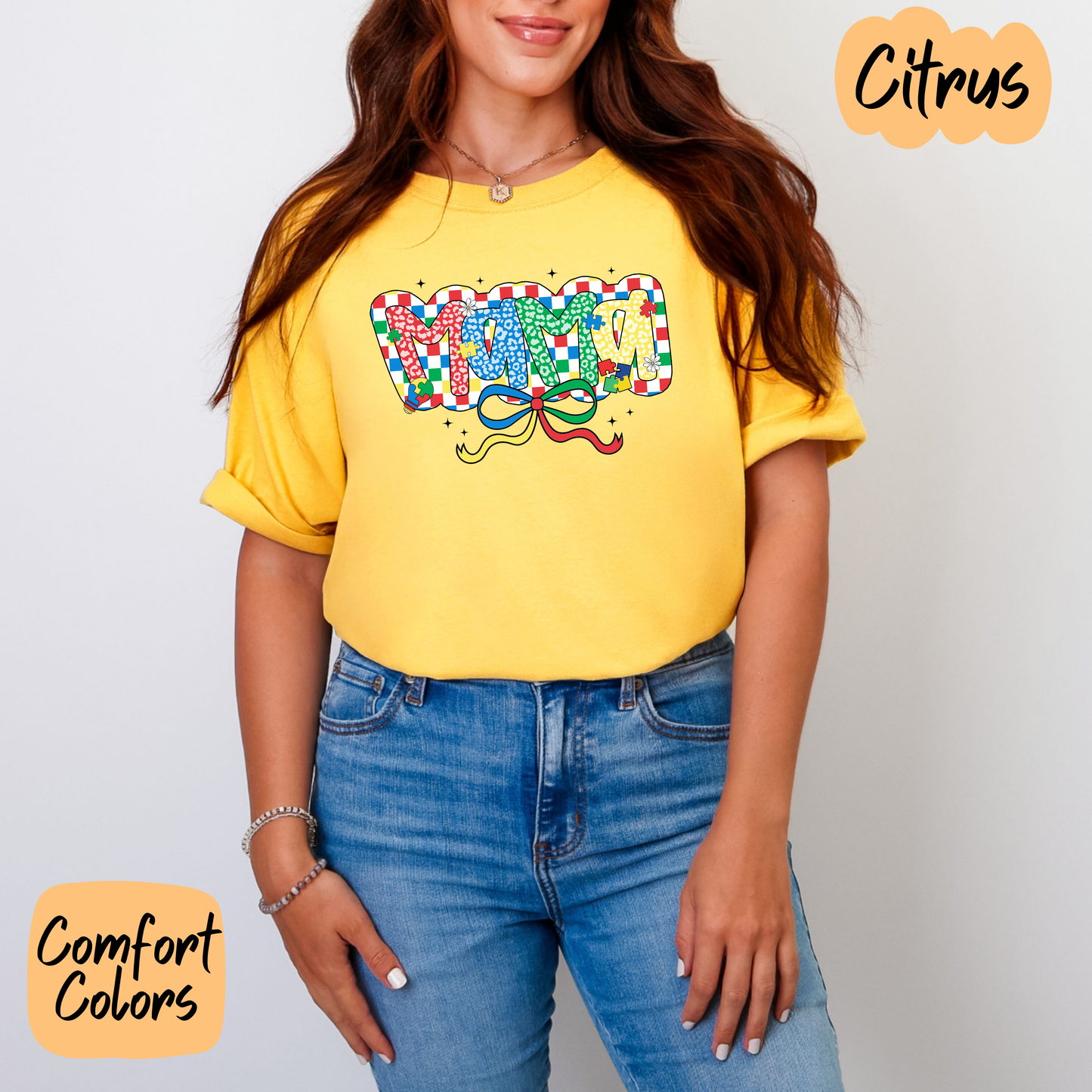 Autism Mama Comfort Colors T-Shirt