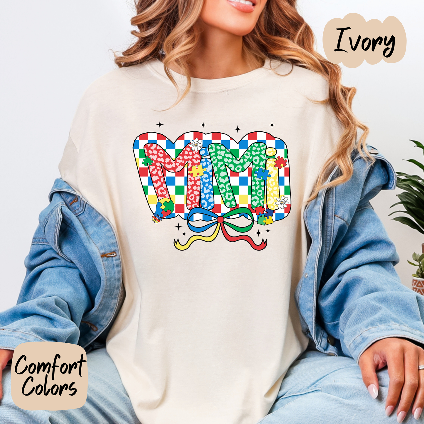Autism Mimi Comfort Colors T-Shirt
