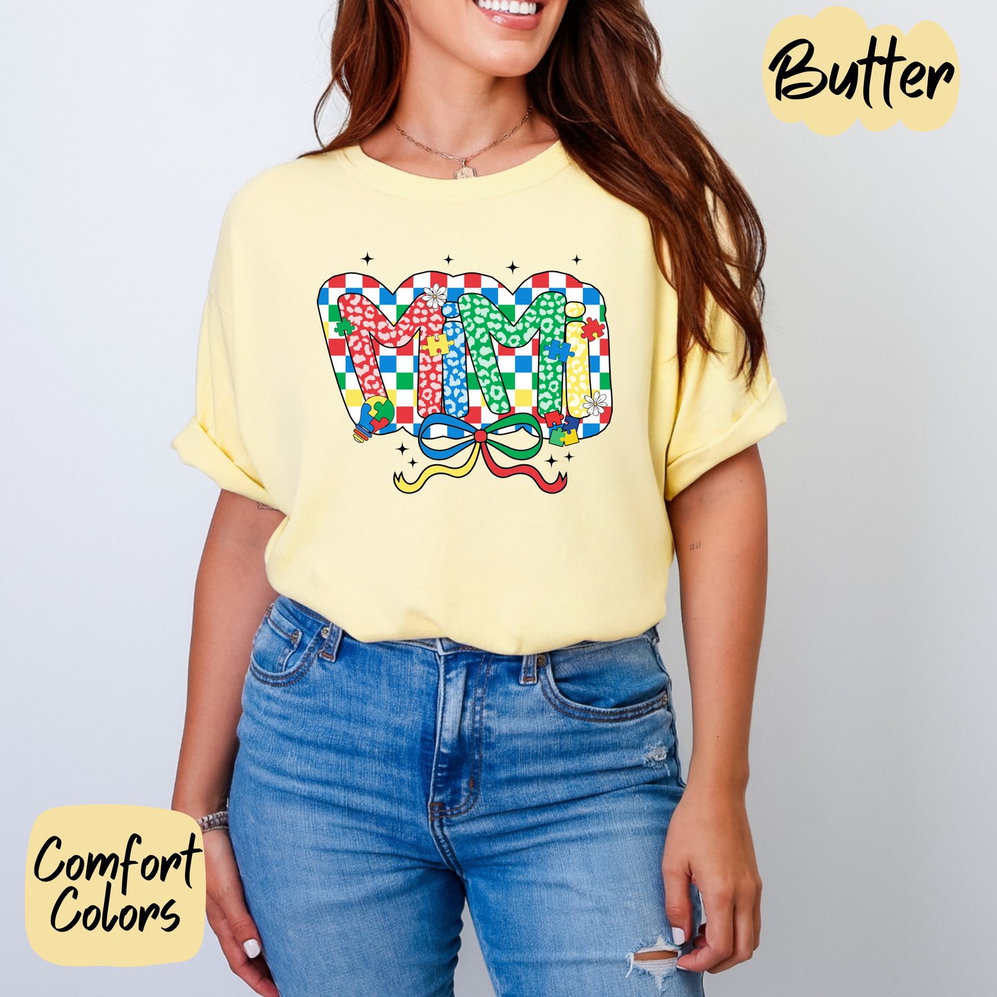 Autism Mimi Comfort Colors T-Shirt