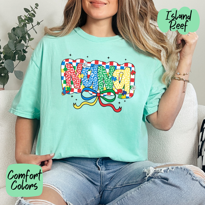 Autism Nana Comfort Colors T-Shirt