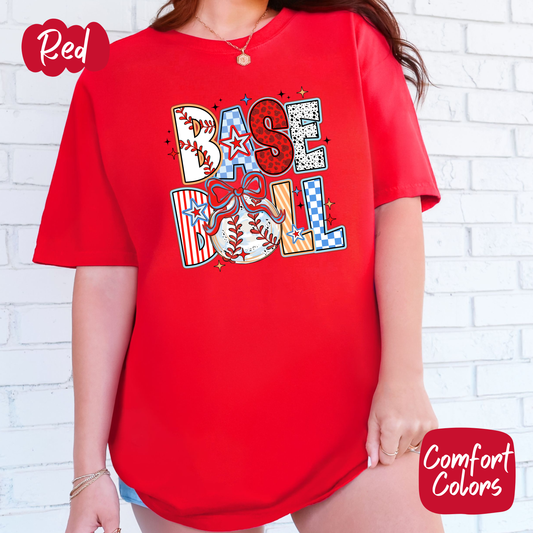 Baseball Fun Comfort Colors T-Shirt