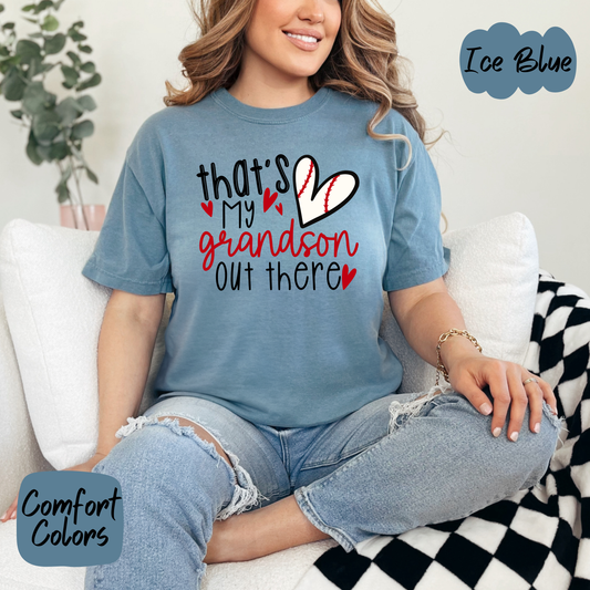 Baseball Grandson Comfort Colors T-Shirt