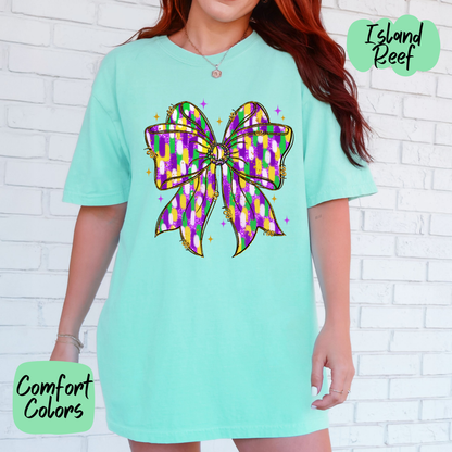 Mardi Gras Bow Shirt/Crewneck