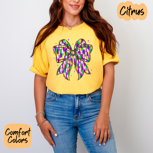 Mardi Gras Bow Shirt/Crewneck