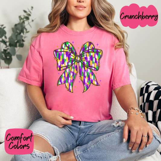 Mardi Gras Bow Shirt/Crewneck