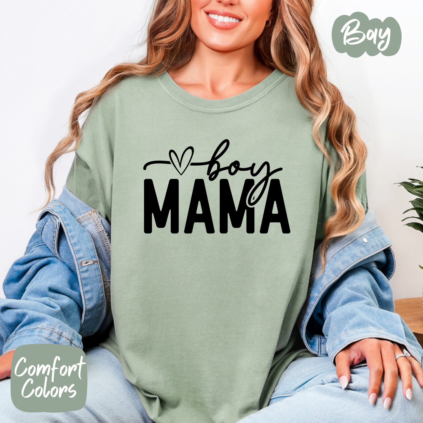 Boy Mama Comfort Colors T-Shirt