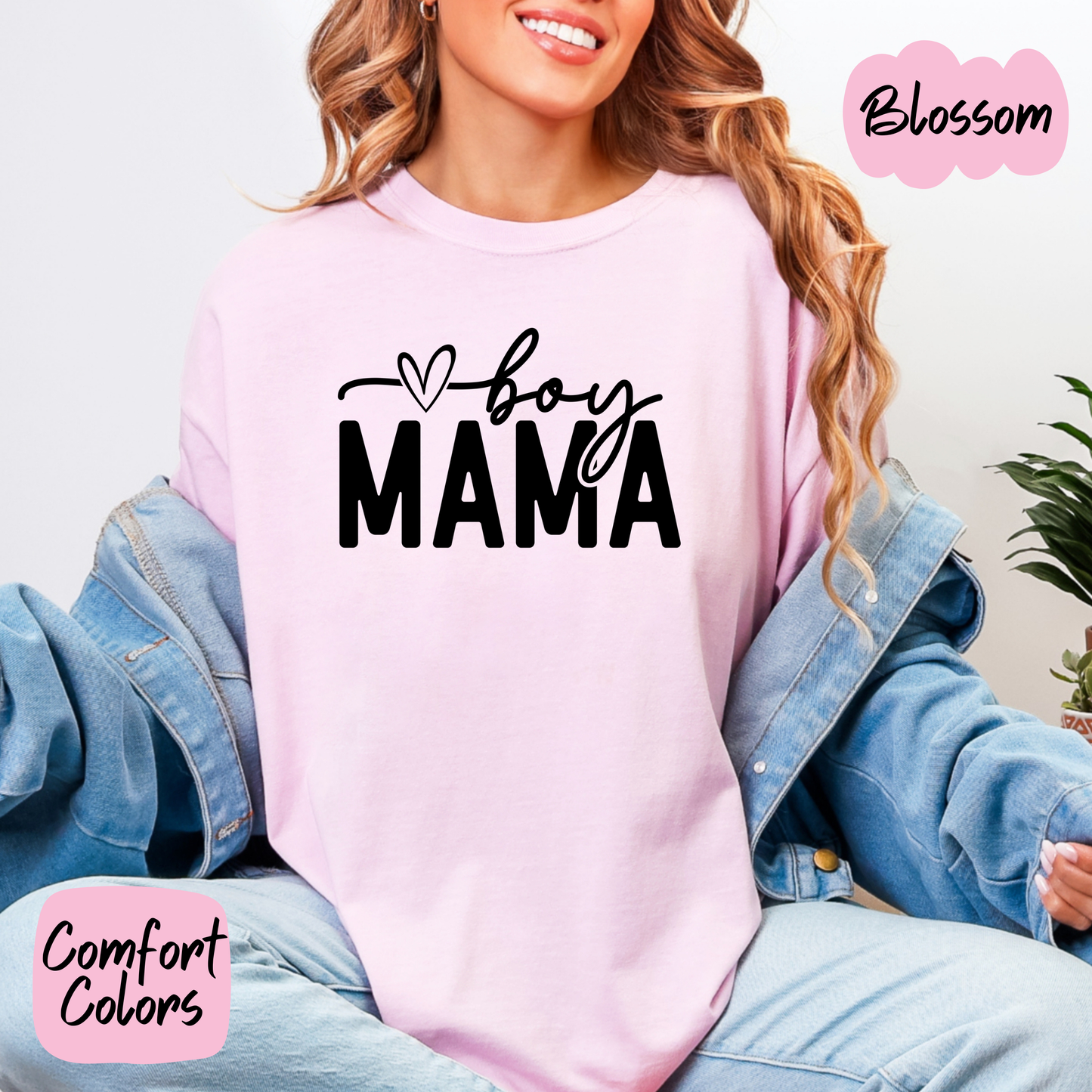 Boy Mama Comfort Colors T-Shirt