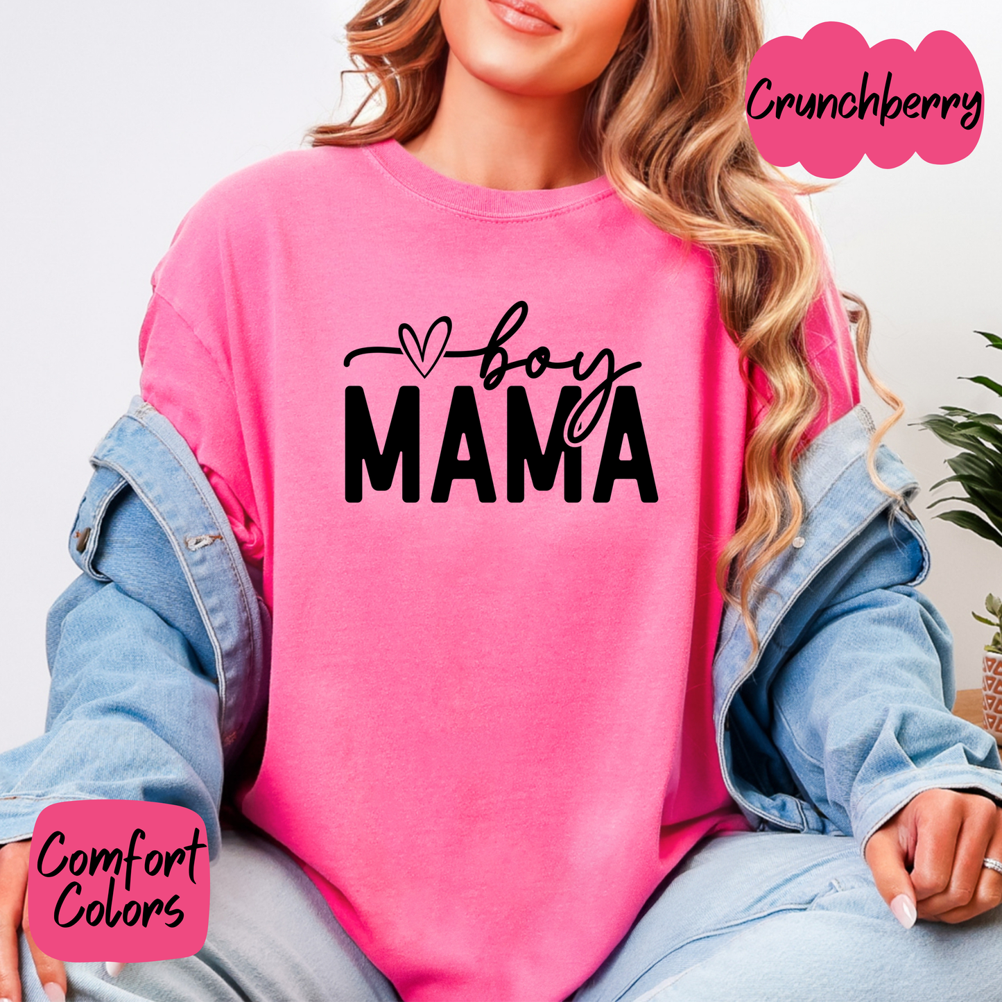 Boy Mama Comfort Colors T-Shirt