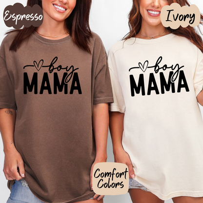 Boy Mama Comfort Colors T-Shirt