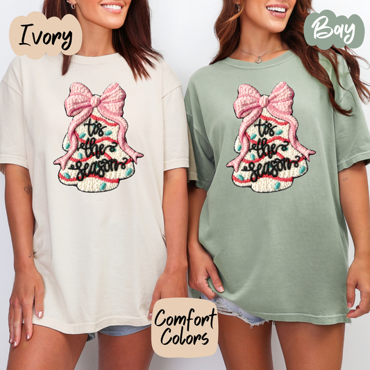 Faux Crochet Christmas Tree Shirt