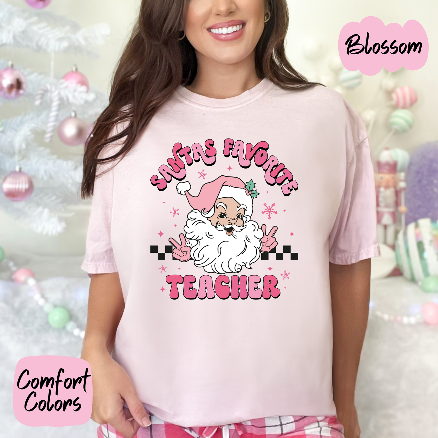 Santa's Favorite Teacher Shirt