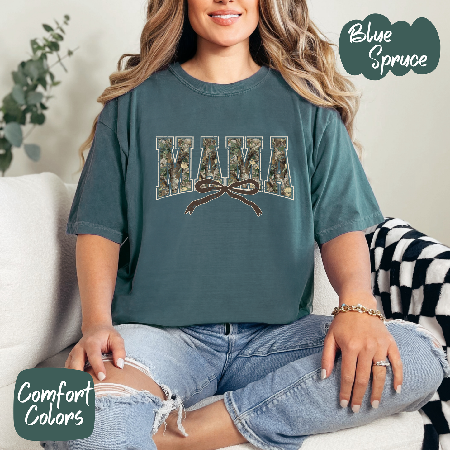 Camo Mama Comfort Colors T-Shirt
