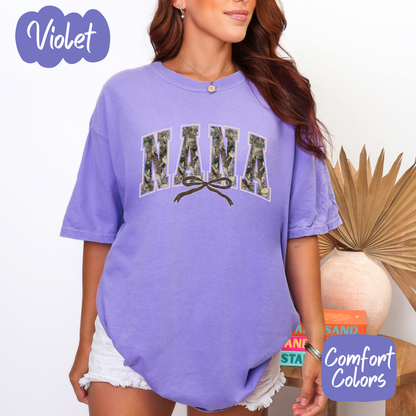 Camo Nana Comfort Colors T-Shirt