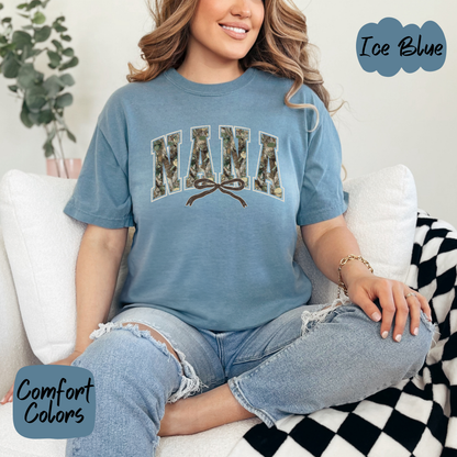 Camo Nana Comfort Colors T-Shirt