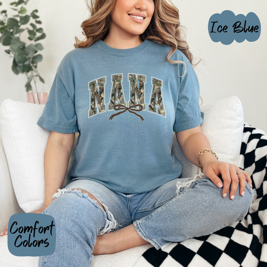 Camo Nana Comfort Colors T-Shirt