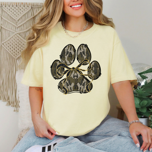 Camo Paw Print Shirt