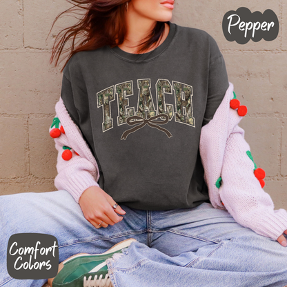 Camo Teach Comfort Colors T-Shirt