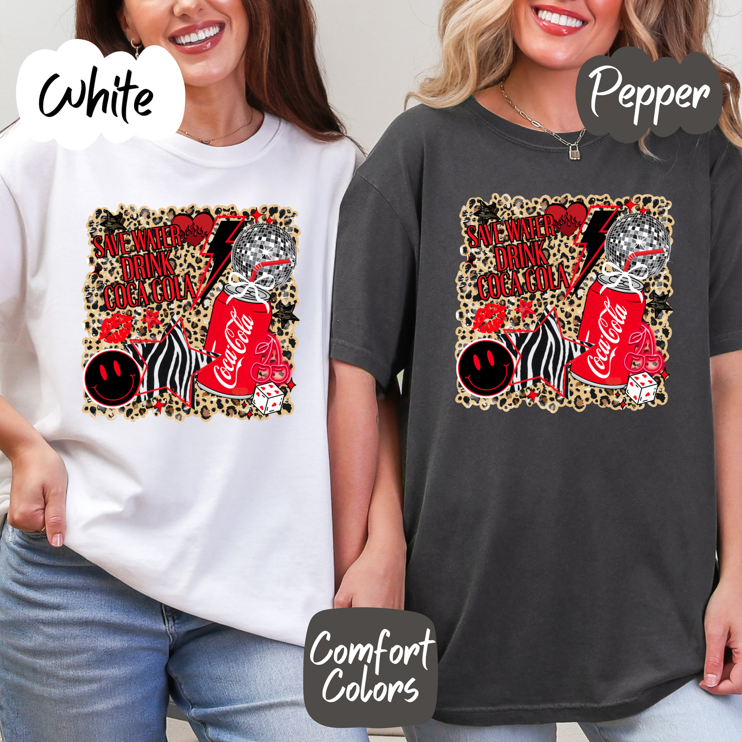 Save Water Drink Coca Cola Comfort Colors T-Shirt