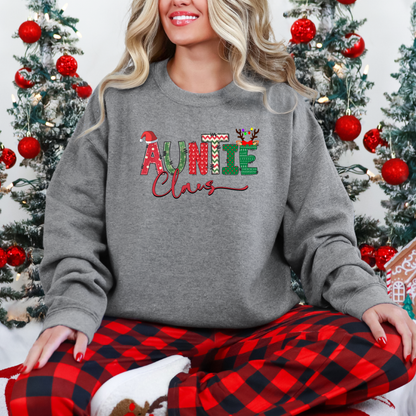 Red Christmas Mama Crewneck (You Choose Name)
