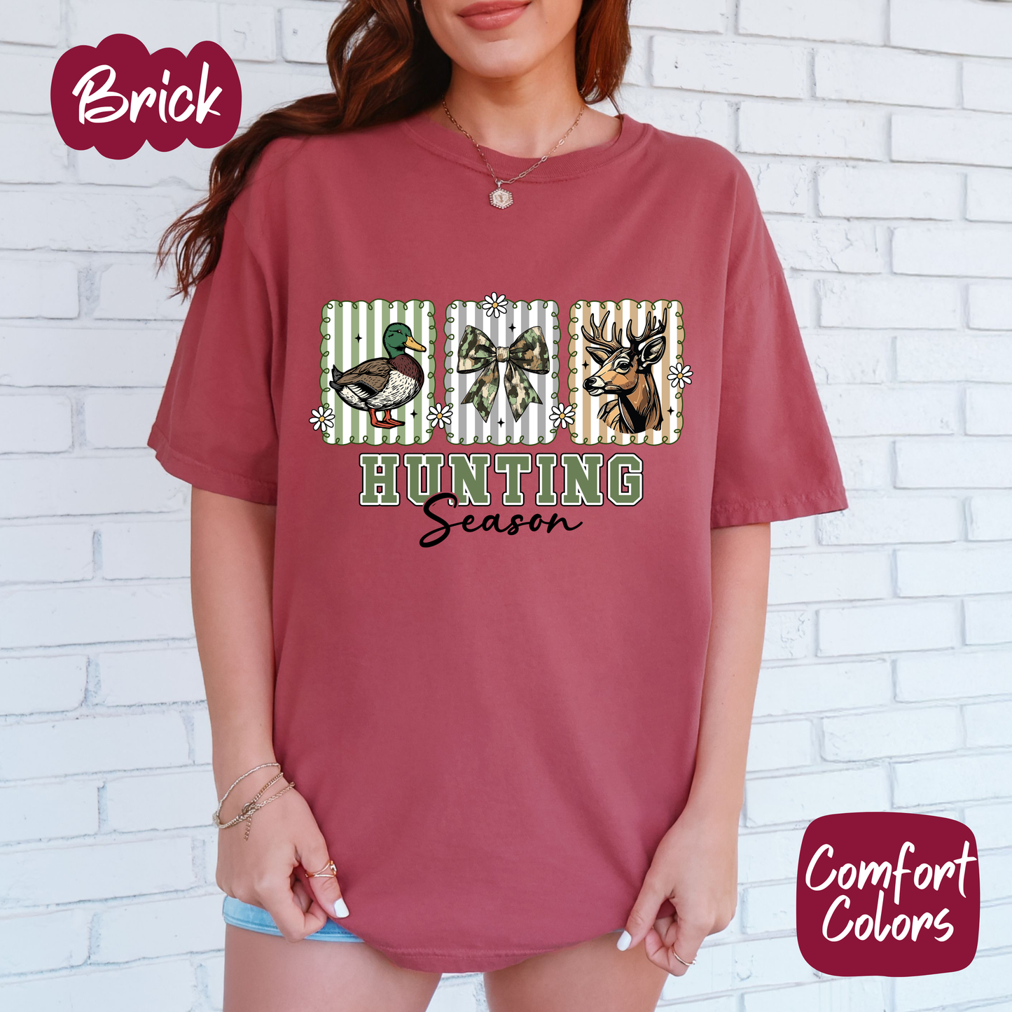 Cute Hunting Season Comfort Colors T-Shirt