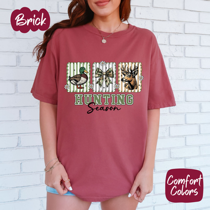 Cute Hunting Season Comfort Colors T-Shirt