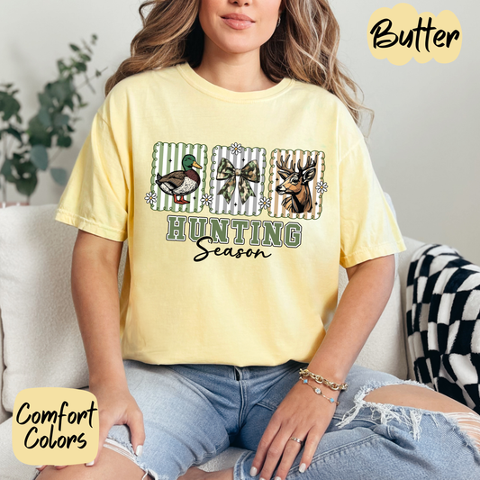 Cute Hunting Season Comfort Colors T-Shirt