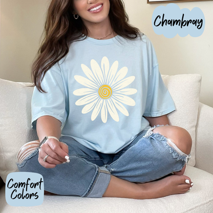 Whimsy Daisy Comfort Colors T-Shirt