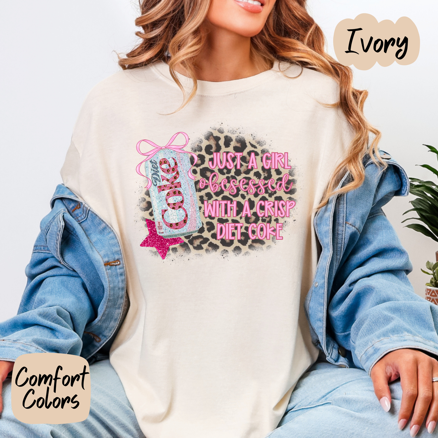 Girl Obsessed Diet Coke Comfort Colors T-Shirt