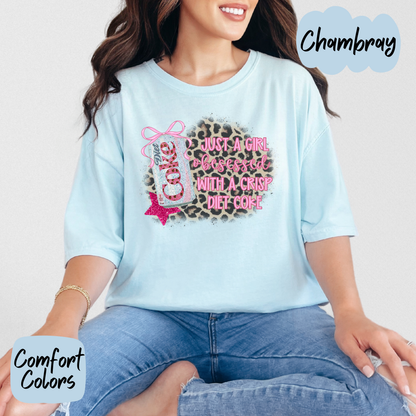 Girl Obsessed Diet Coke Comfort Colors T-Shirt
