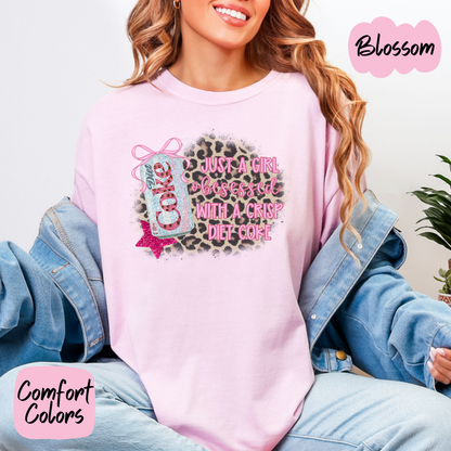 Girl Obsessed Diet Coke Comfort Colors T-Shirt