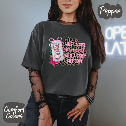 Girl Obsessed Diet Coke Comfort Colors T-Shirt